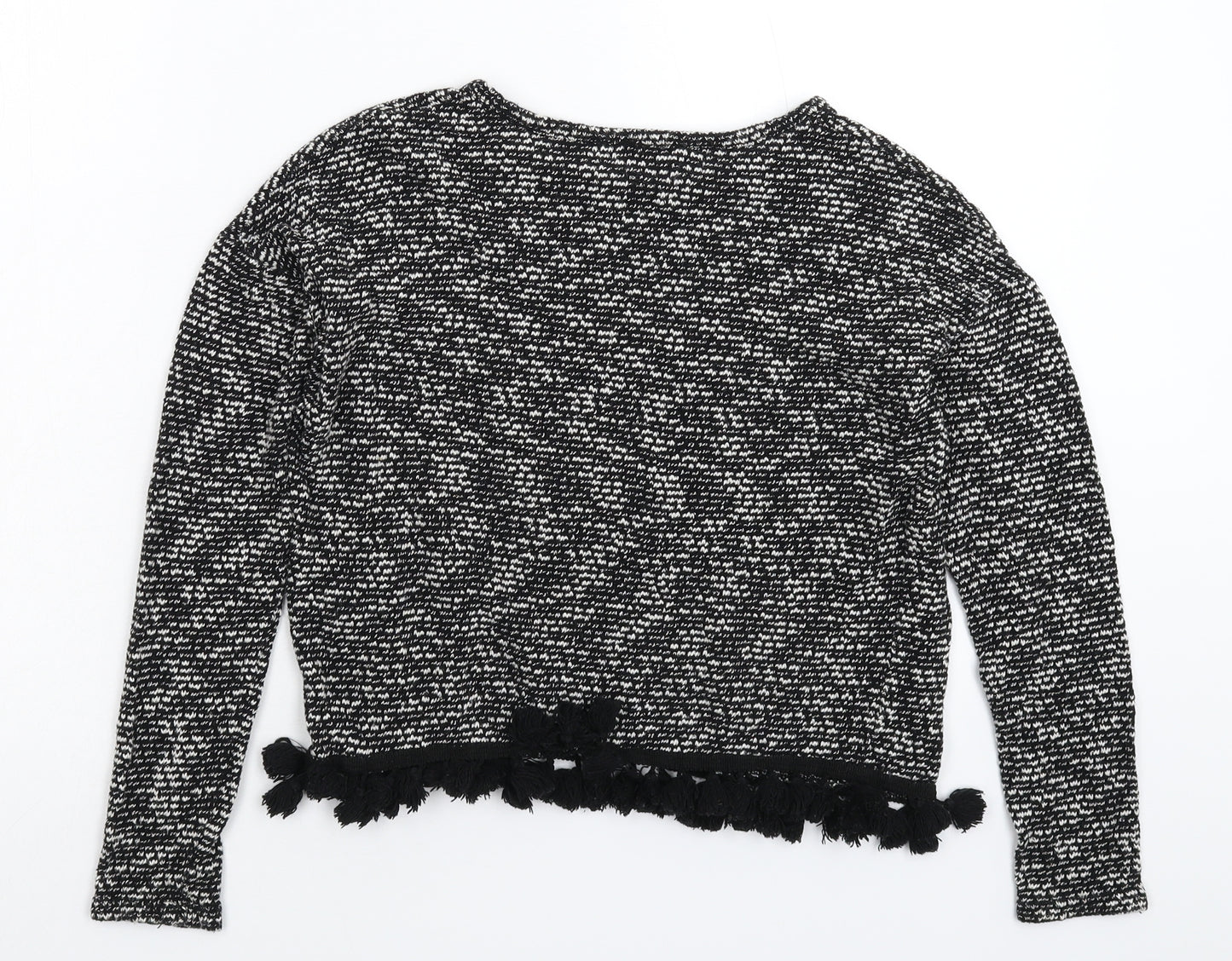 New Look Womens Black  Knit Pullover Jumper Size 6