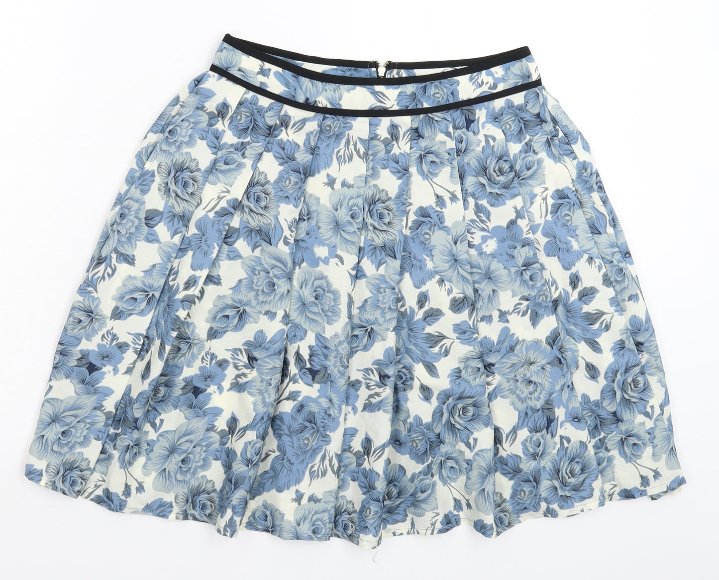 Topshop Womens Multicoloured Floral  Pleated Skirt Size 6