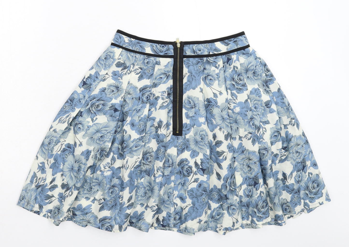 Topshop Womens Multicoloured Floral  Pleated Skirt Size 6