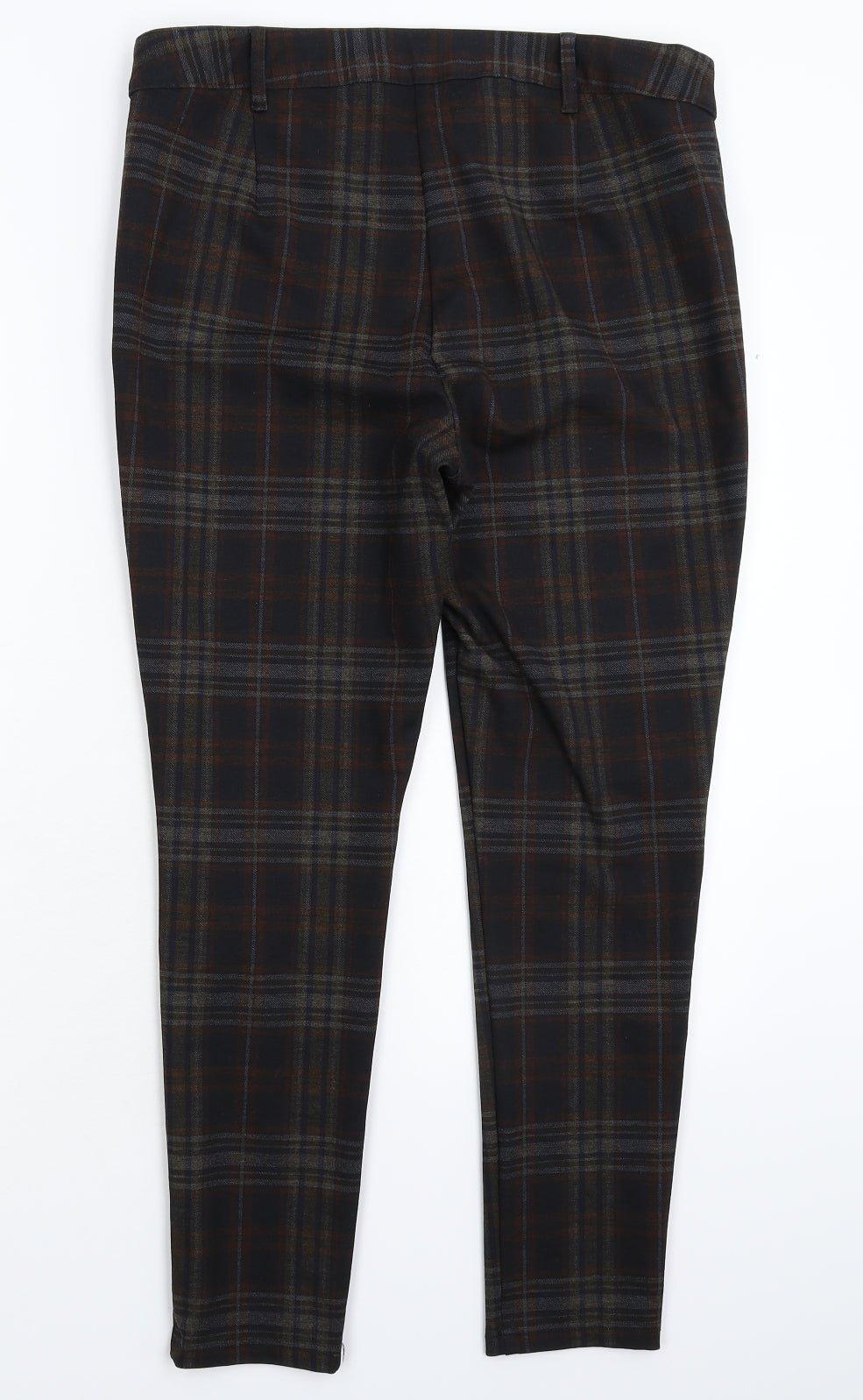 George Womens Multicoloured Check  Trousers  Size 14 L27 in