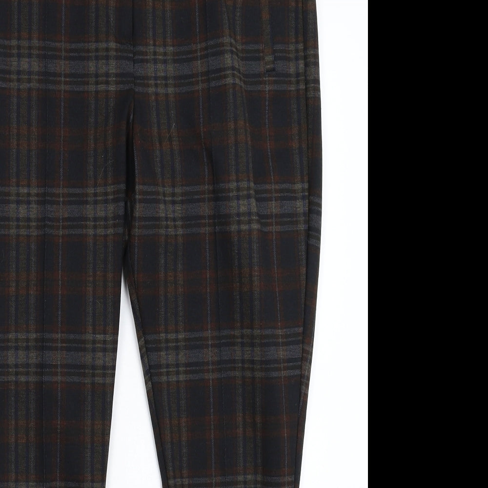 George Womens Multicoloured Check  Trousers  Size 14 L27 in