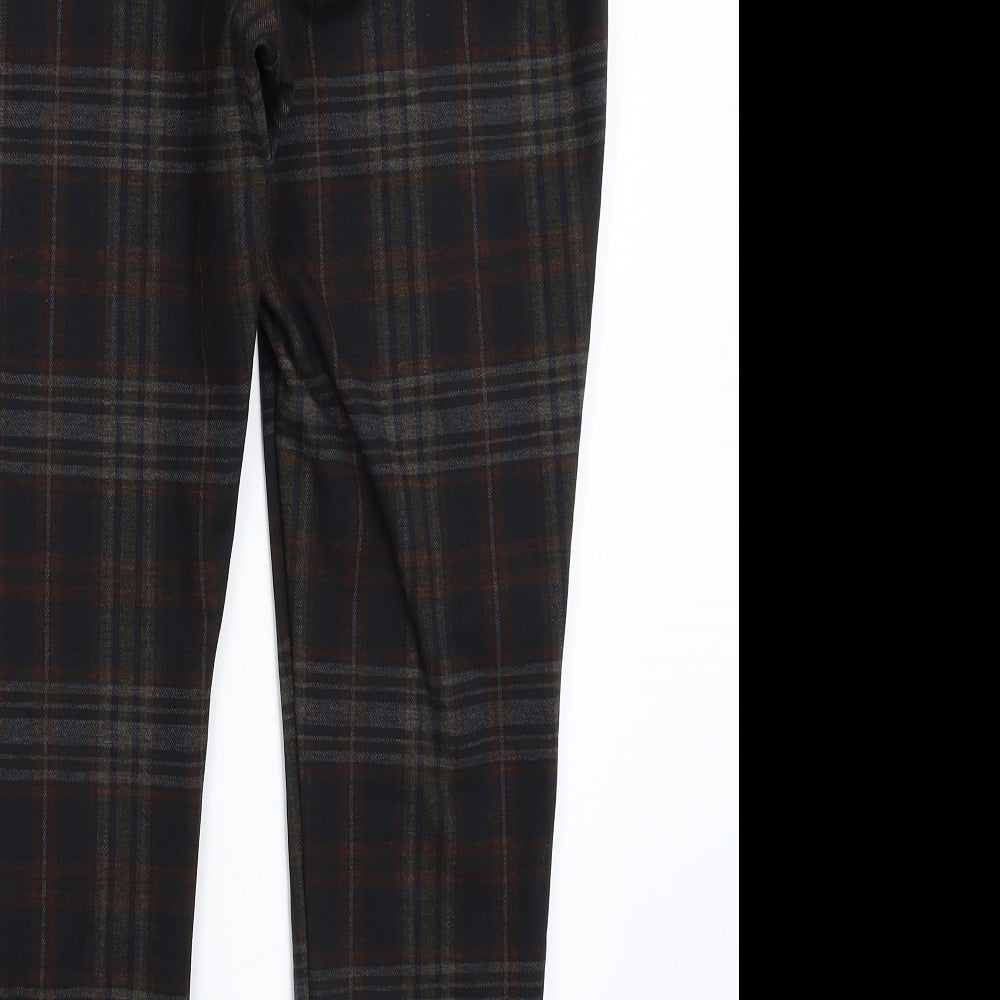 George Womens Multicoloured Check  Trousers  Size 14 L27 in