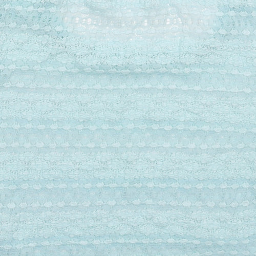 Topshop Womens Blue  Knit Basic T-Shirt Size 10