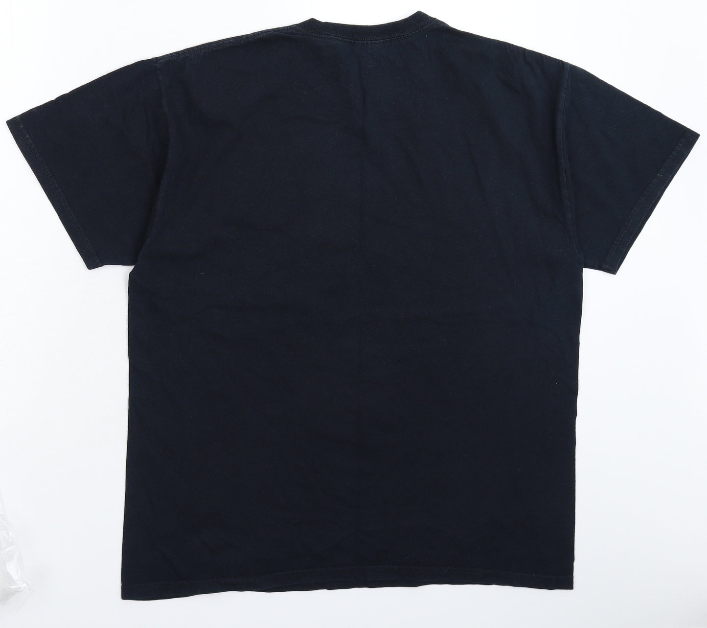 Gildan Mens Black    T-Shirt Size L