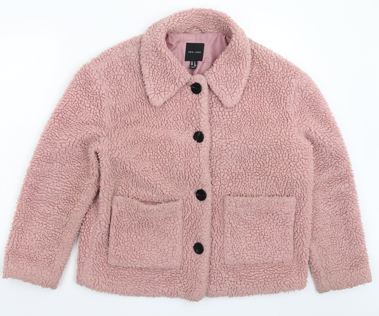New Look Womens Pink  Fleece Jacket  Size M