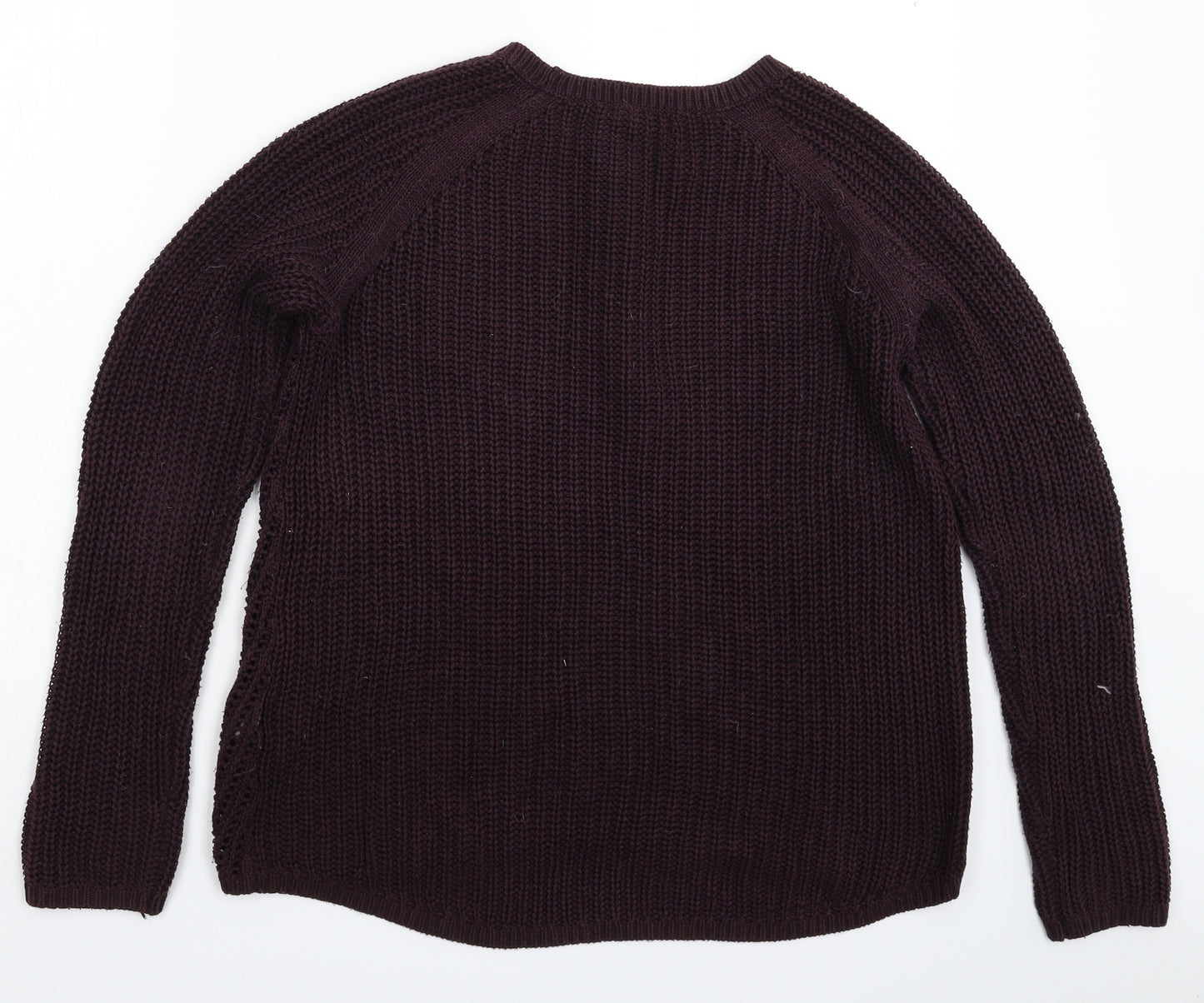 H&M Womens Brown  Knit Pullover Jumper Size S