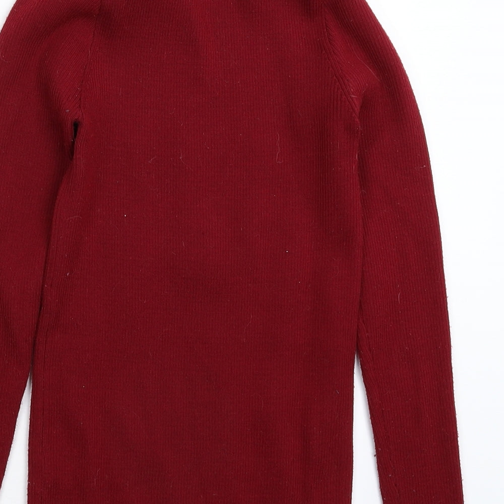 Papaya Womens Brown  Knit Pullover Jumper Size 14