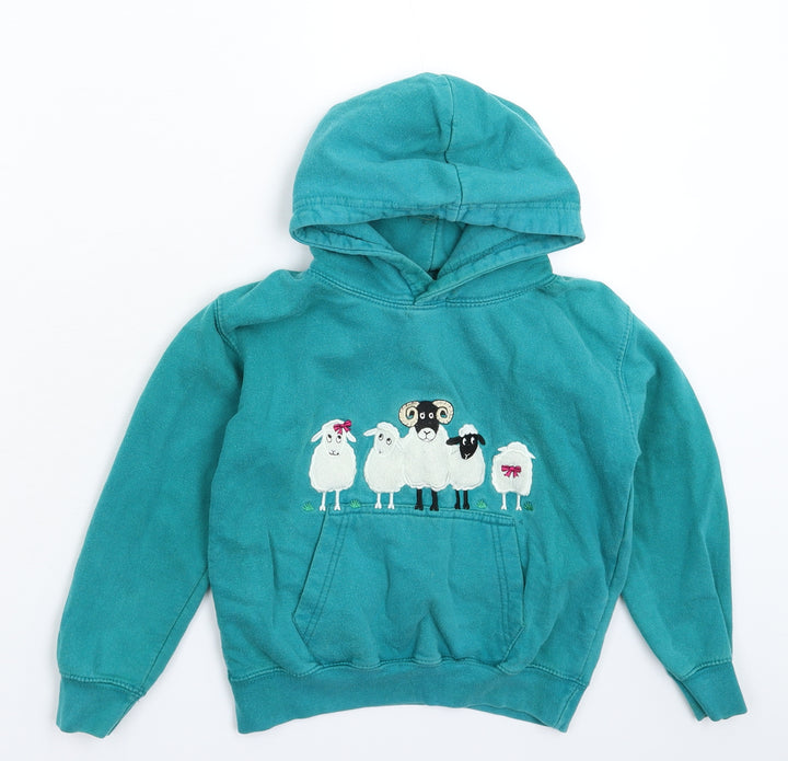 All We Do is Boys Green Pullover Hoodie Size 5-6 Years