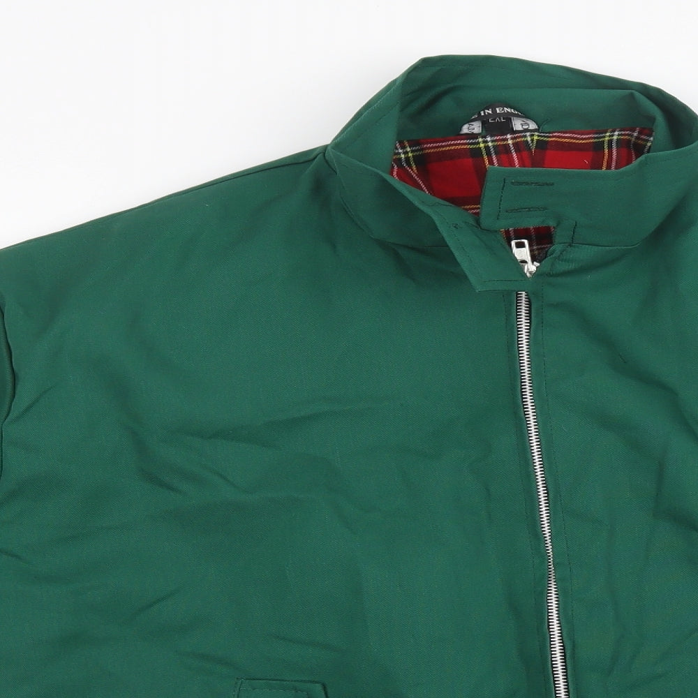 Preworn Mens Green   Bomber Jacket Coat Size 2XL