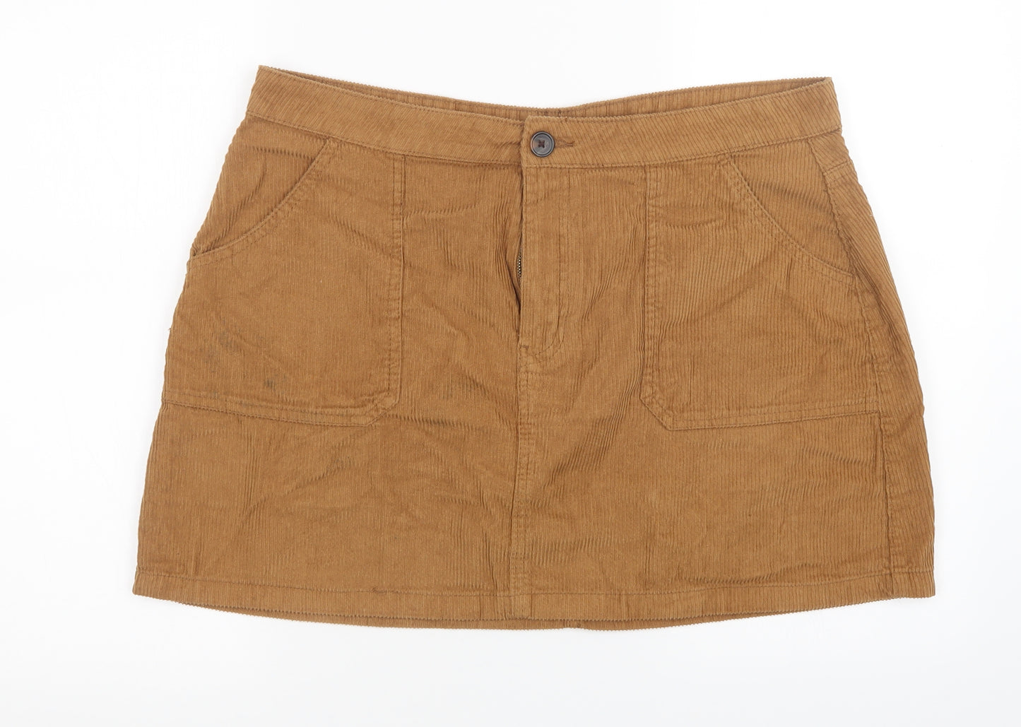 Primark Womens Brown   A-Line Skirt Size 18