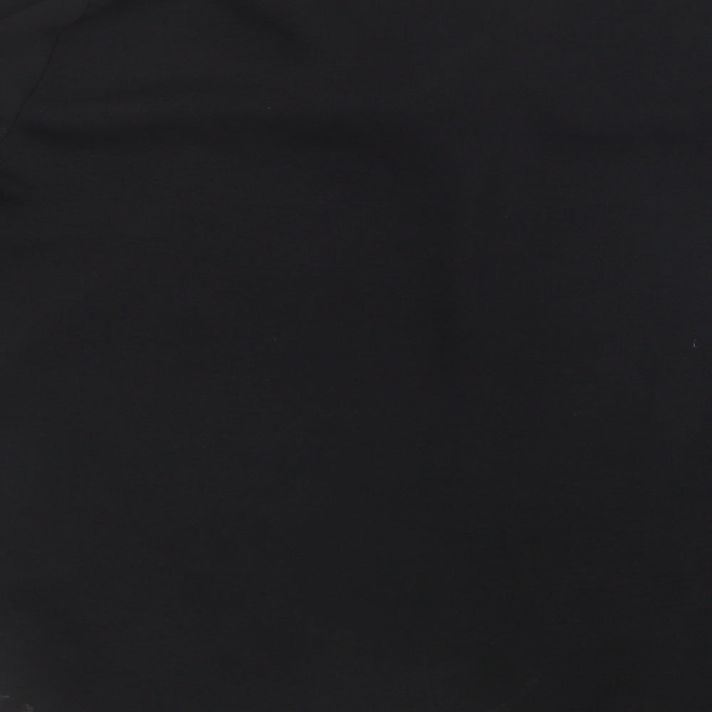 New Look Womens Black  Mesh Basic Blouse Size 12