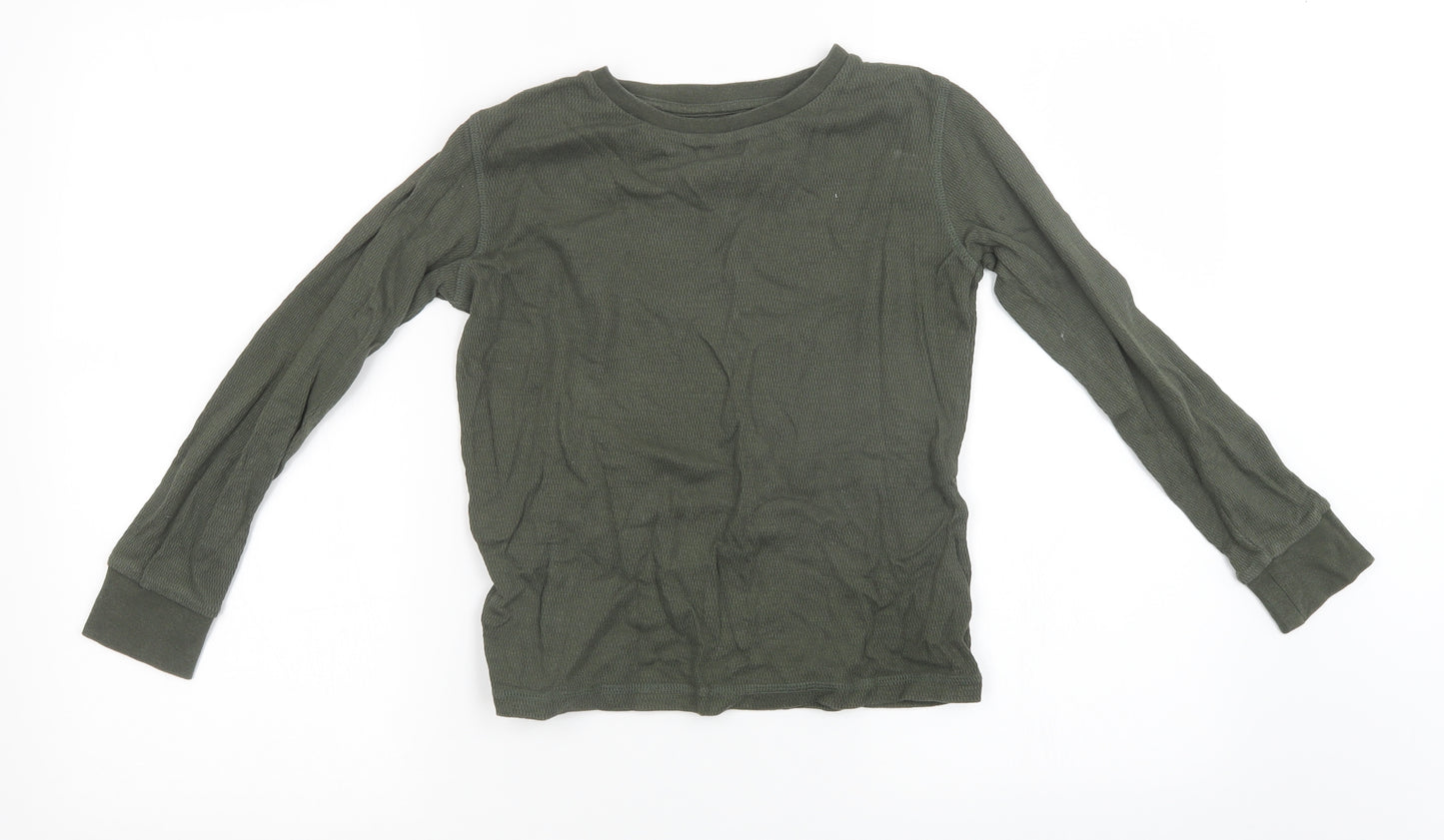 NEXT Boys Green  Knit Pullover Sweatshirt Size 7 Years