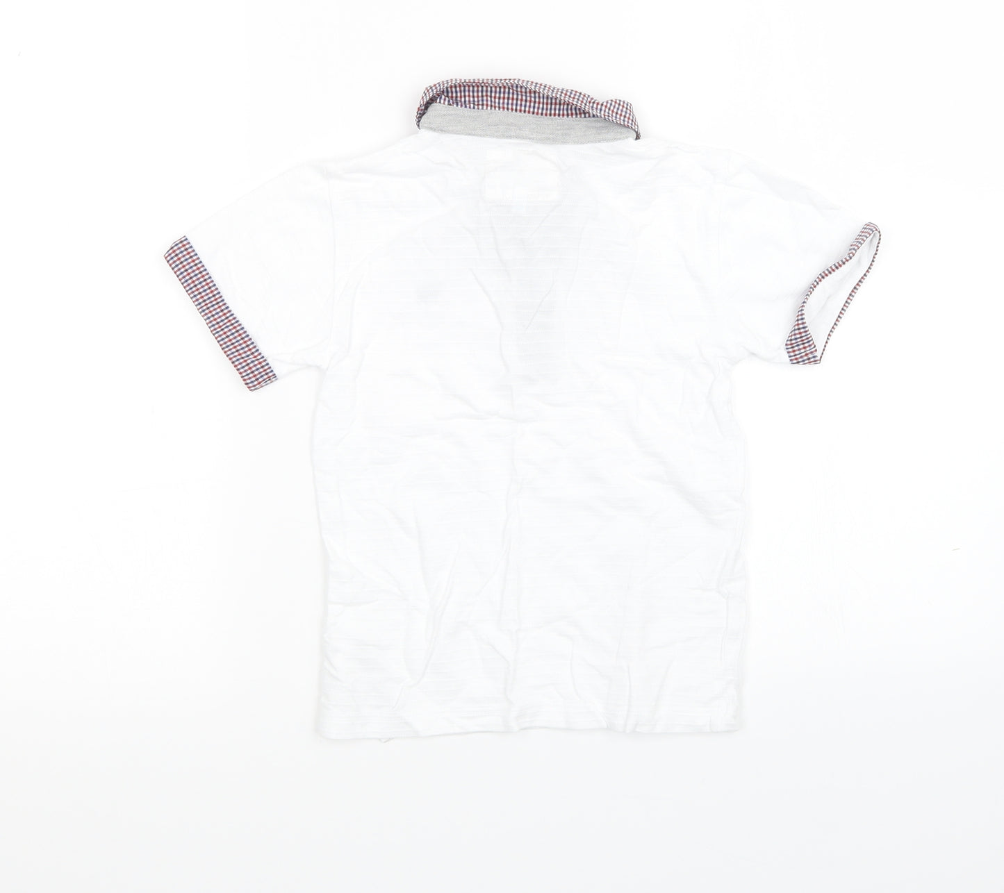 Debenhams Boys White   Basic Polo Size 6-7 Years