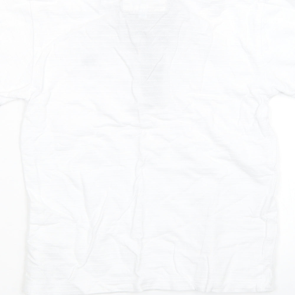 Debenhams Boys White   Basic Polo Size 6-7 Years