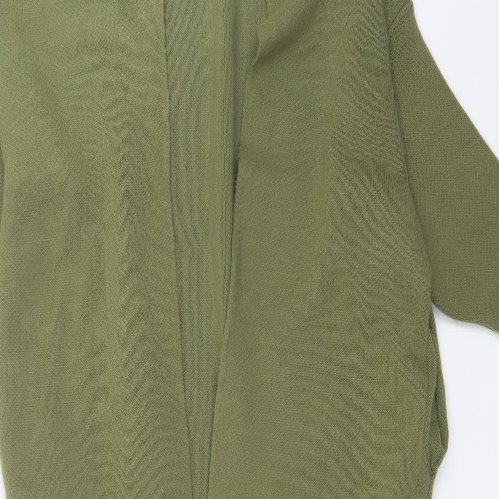 Topshop Womens Green  Knit Cardigan Jumper Size S