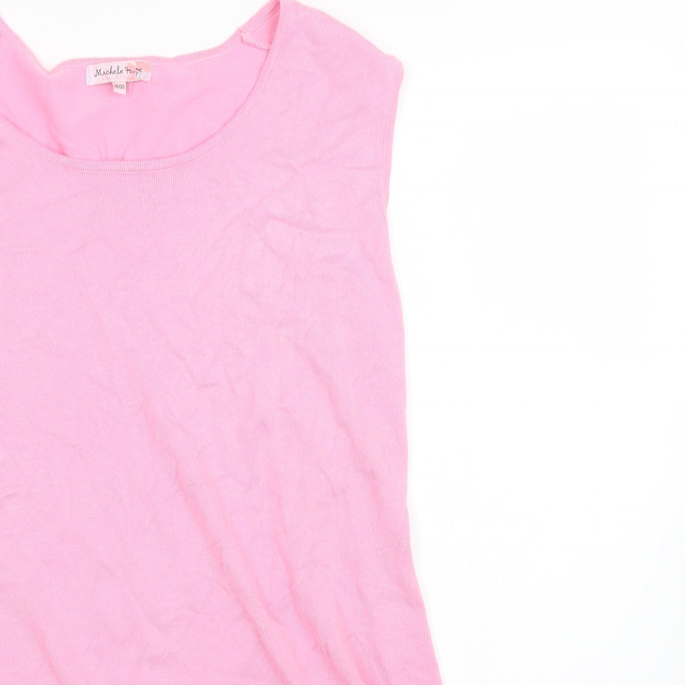 Michele Hope Womens Pink   Basic Tank Size 20
