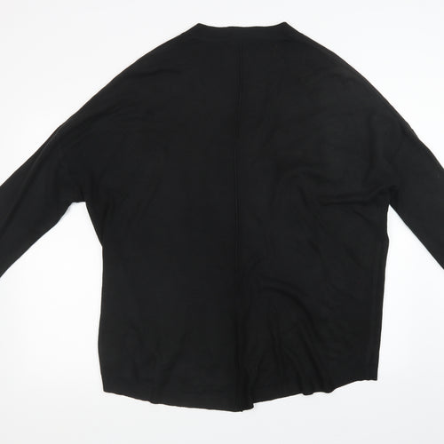 George Womens Black  Knit Cardigan Jumper Size 2
