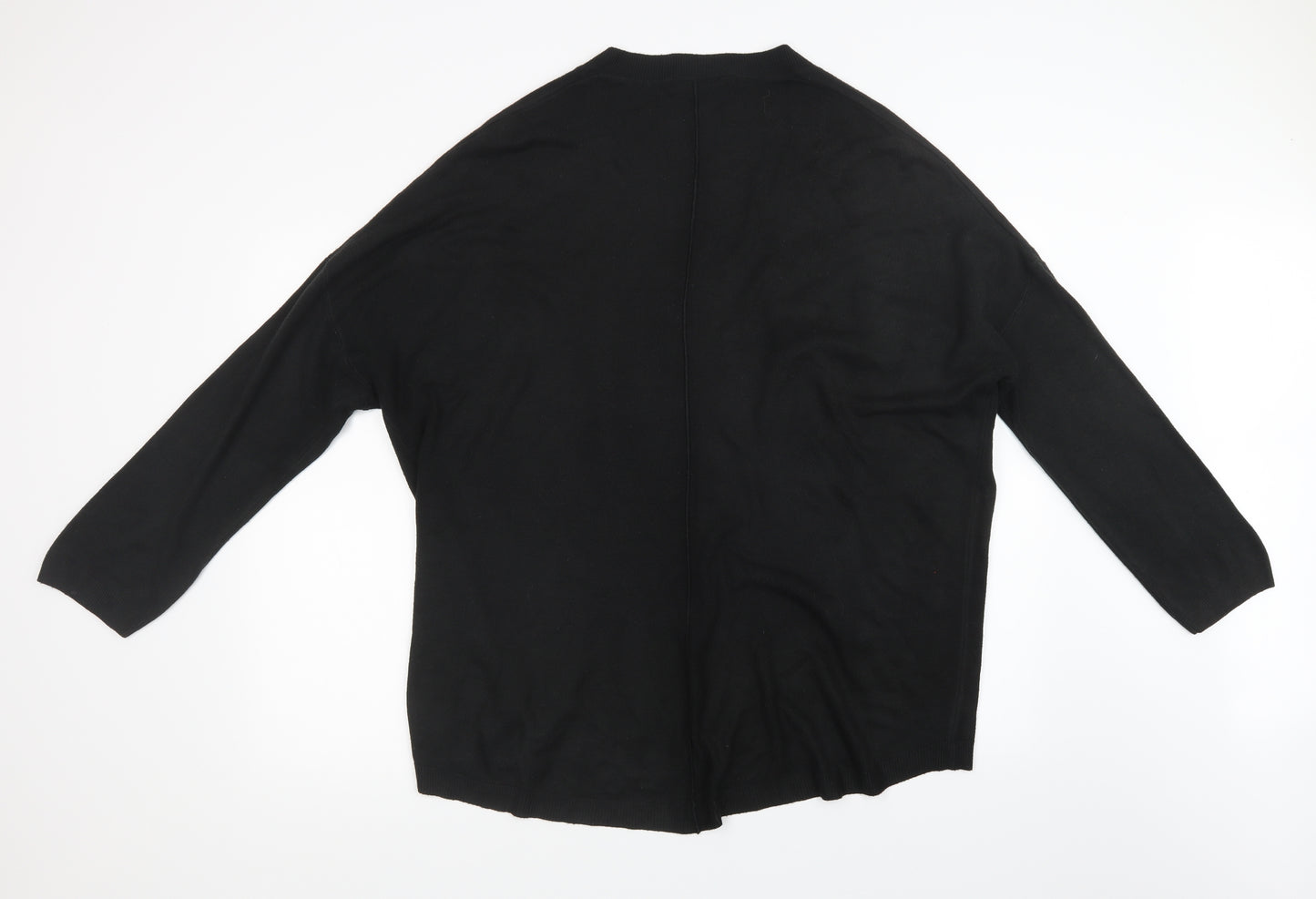 George Womens Black  Knit Cardigan Jumper Size 2