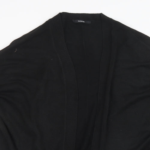 George Womens Black  Knit Cardigan Jumper Size 2