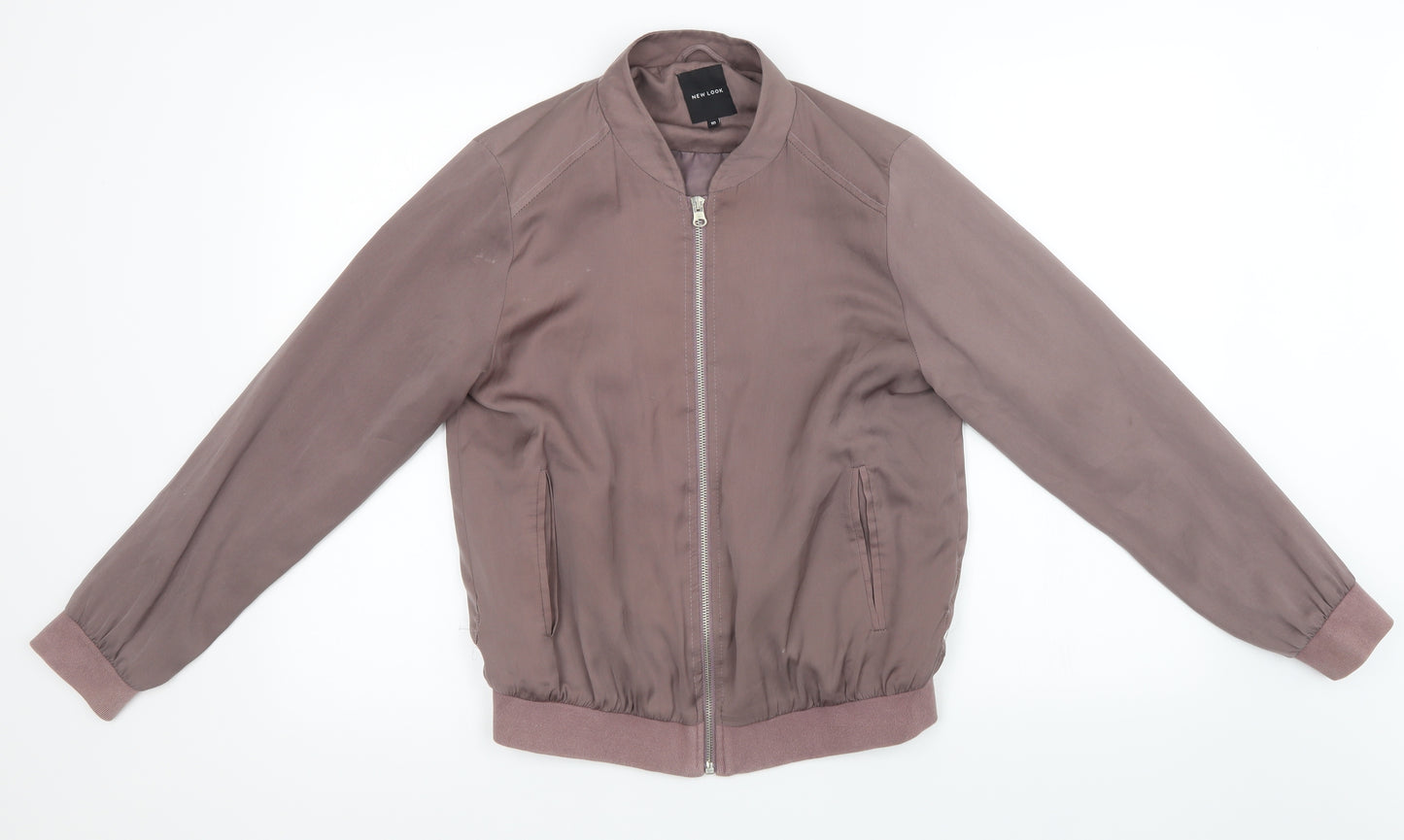 New Look Womens Purple   Bomber Jacket Jacket Size 10