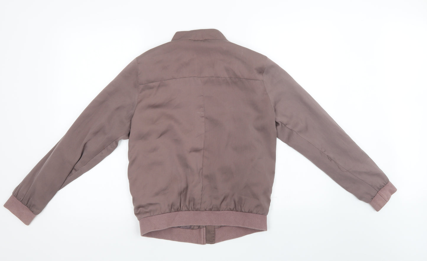 New Look Womens Purple   Bomber Jacket Jacket Size 10