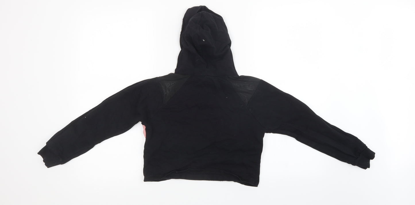 Select Girls Black   Pullover Hoodie Size 12-13 Years