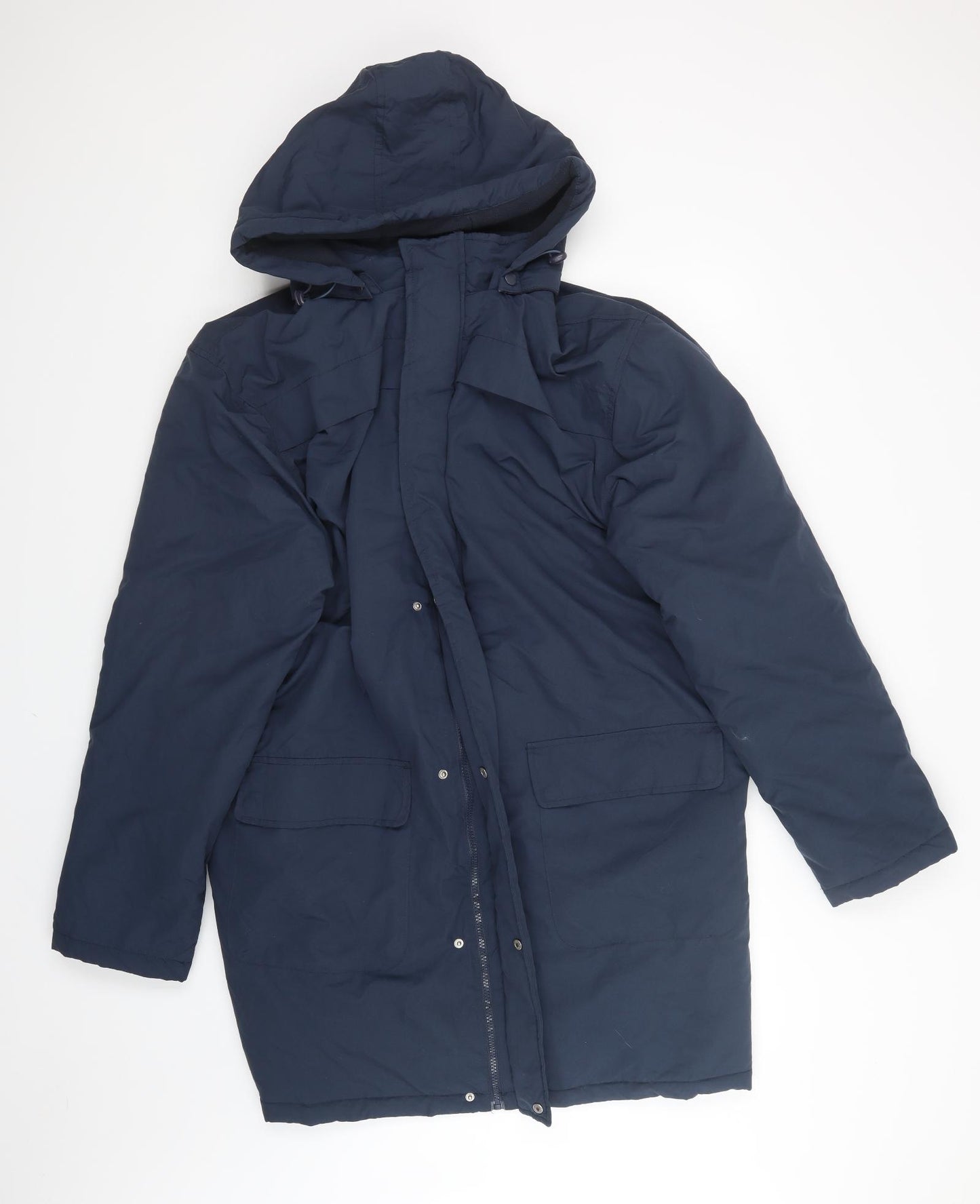 Pegasus Mens Blue   Parka Coat Size 2XL