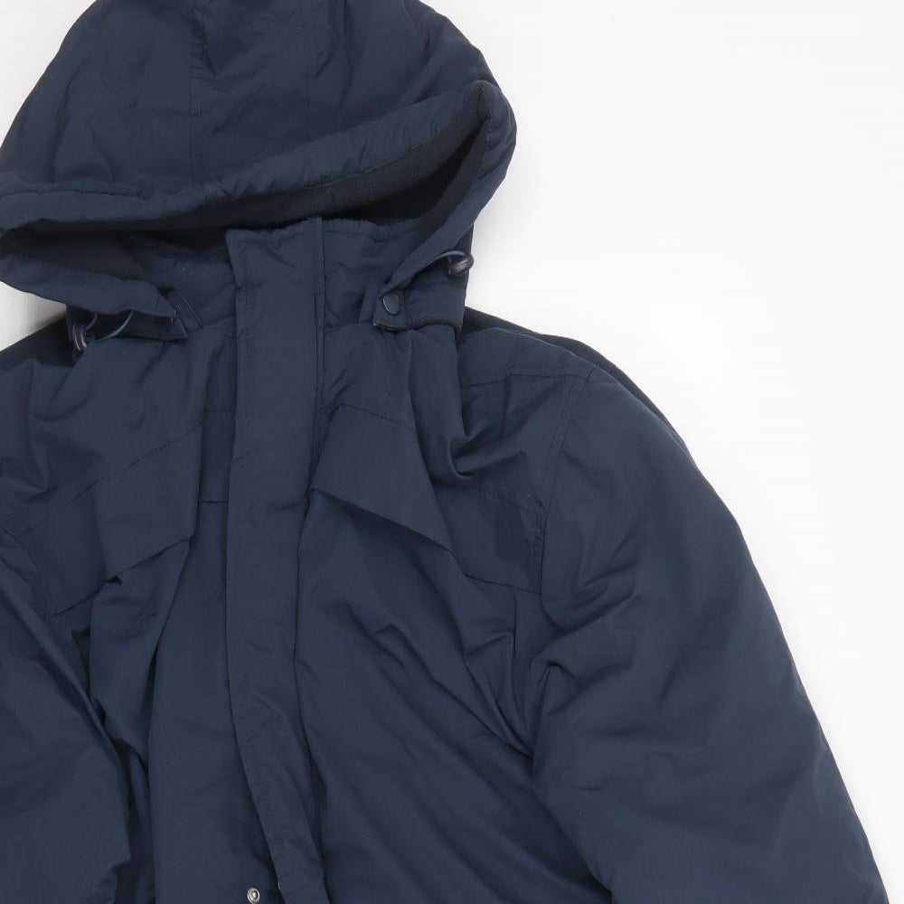 Pegasus Mens Blue   Parka Coat Size 2XL