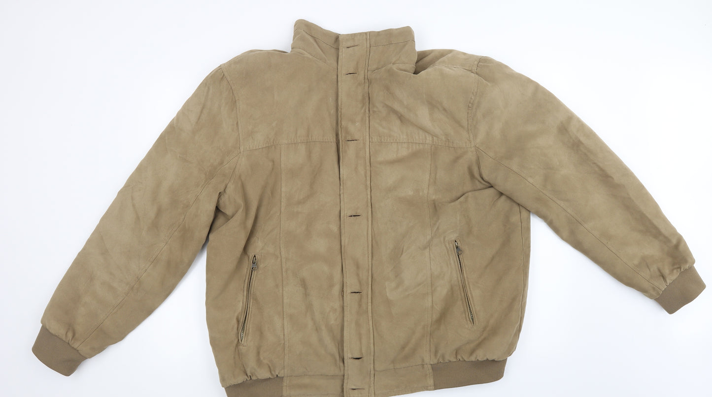 Preworn Mens Brown   Jacket Coat Size XL