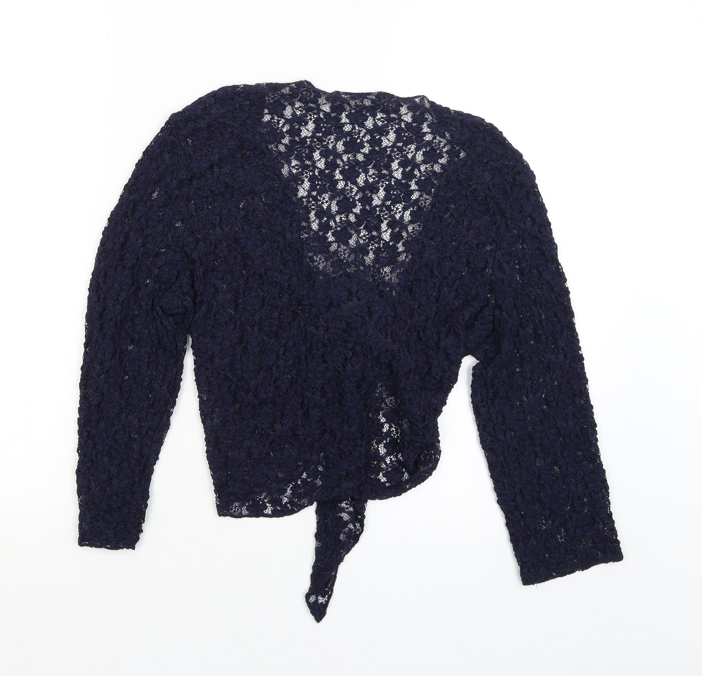 Per Una Womens Black   Wrap Jumper Size 16