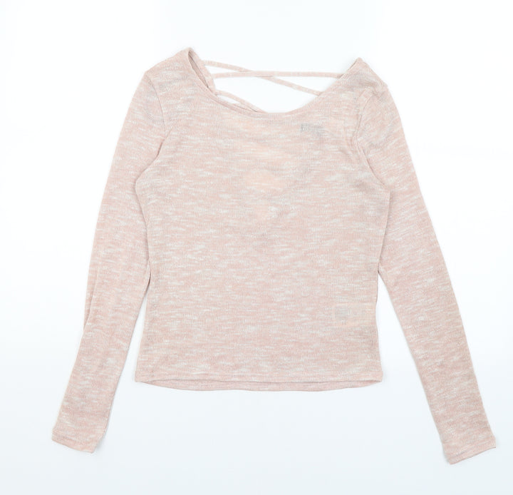 Divided Womens Pink   Basic T-Shirt Size S