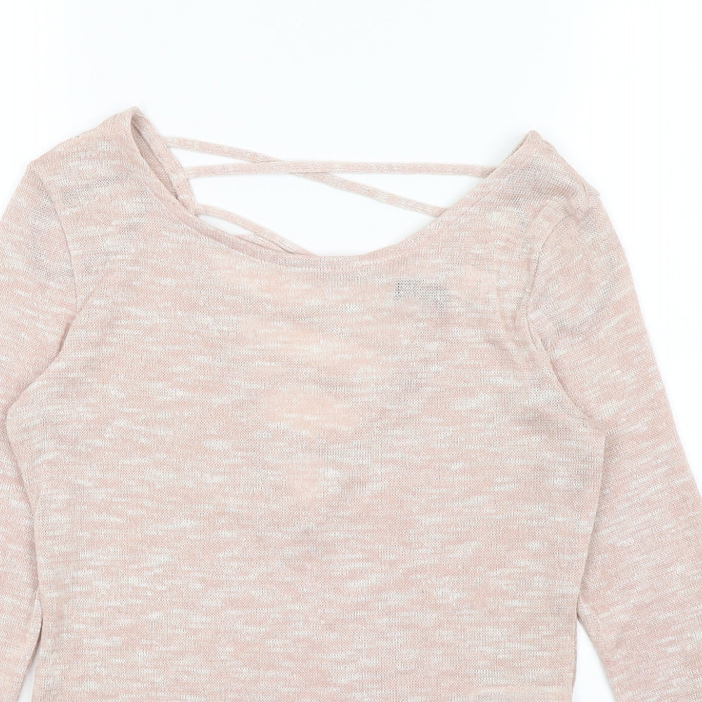 Divided Womens Pink   Basic T-Shirt Size S