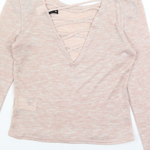 Divided Womens Pink   Basic T-Shirt Size S