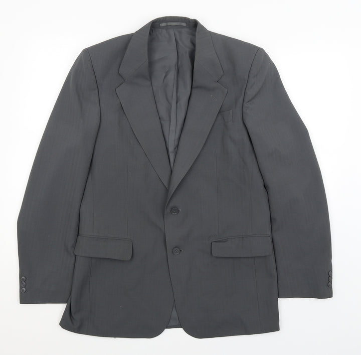 Rex International Mens Grey Jacket Blazer Size M