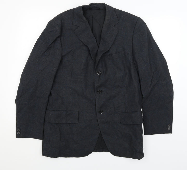 Dunn & Co Mens Black Jacket Blazer Size M