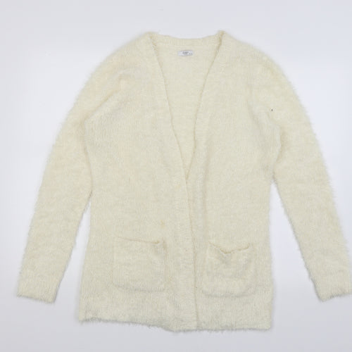Cotton Traders Womens Ivory   Wrap Jumper Size 12