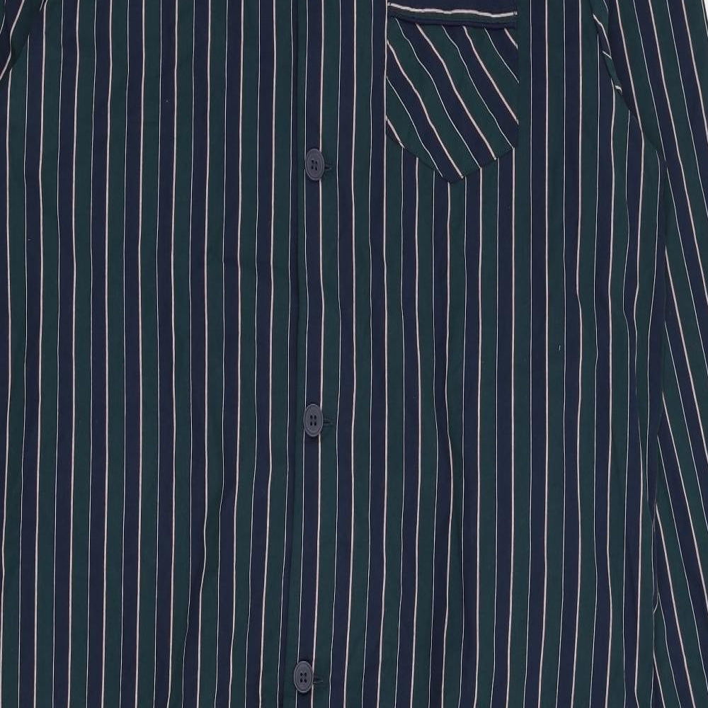 TU Mens Green Striped   Pyjama Set Size XL