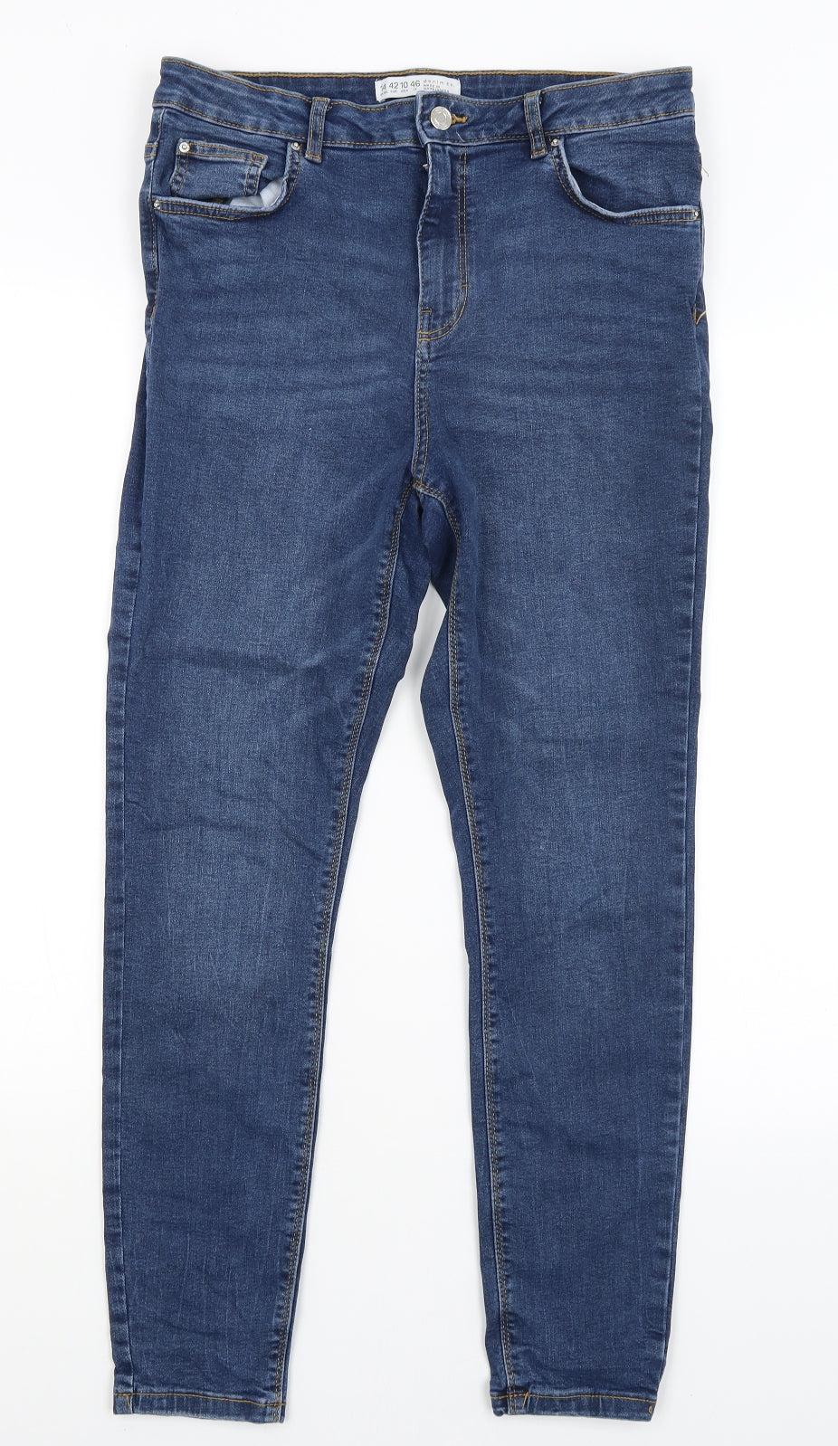 Denim Co Womens Blue   Skinny Jeans Size 14 L27 in