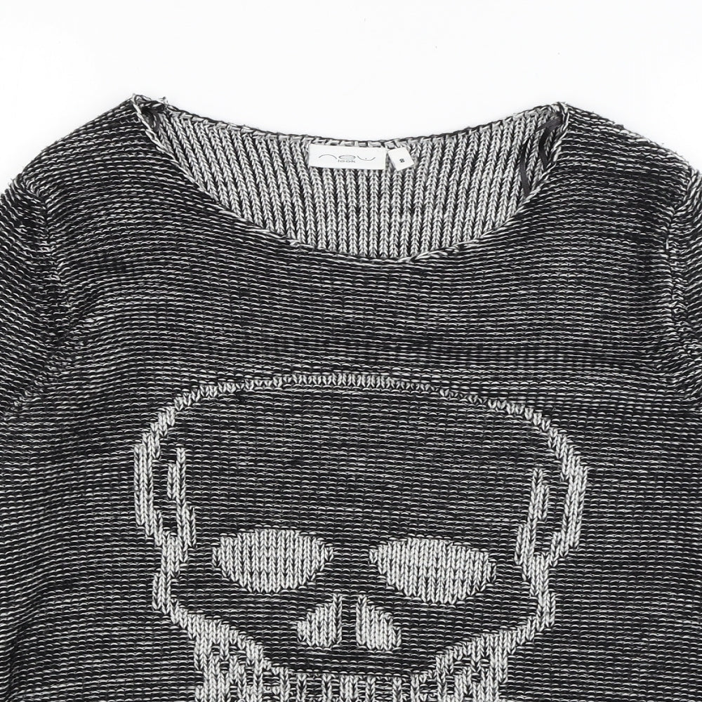 New Look Womens Black   Pullover Jumper Size 8