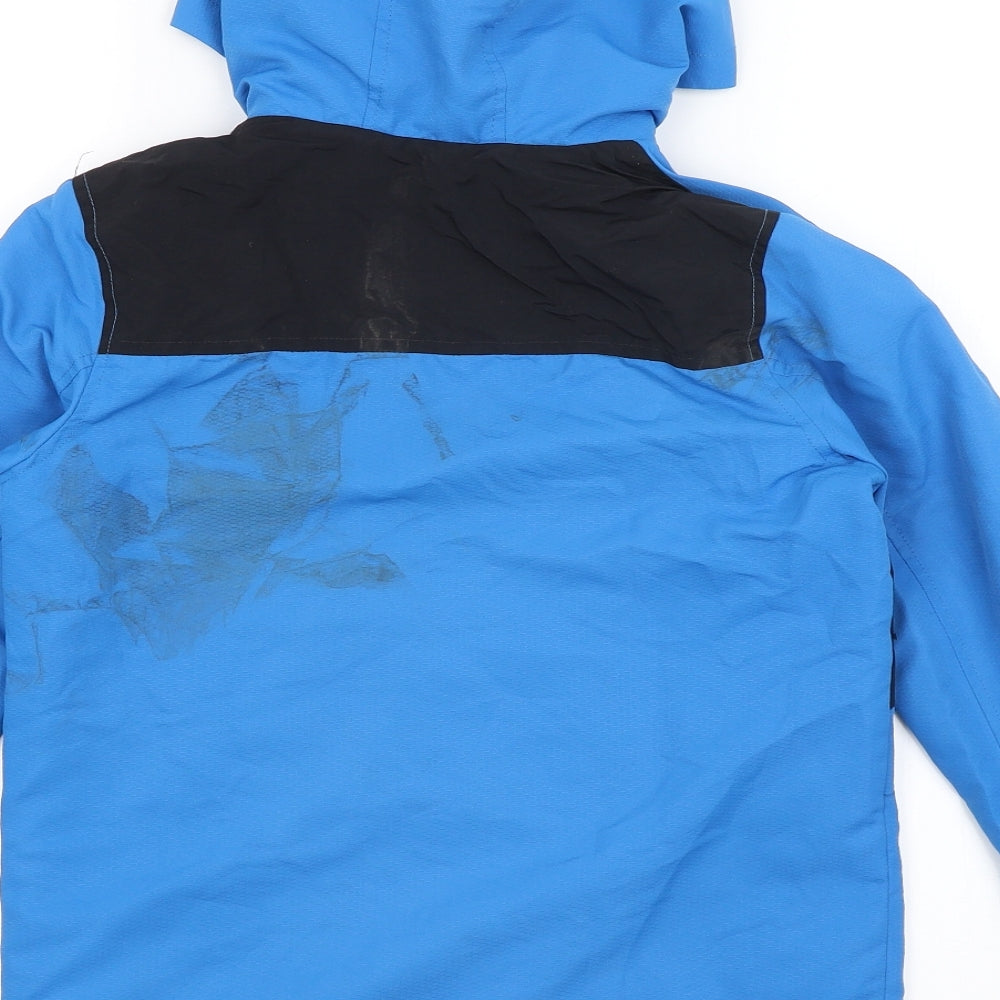 George Boys Blue   Rain Coat Coat Size 7-8 Years