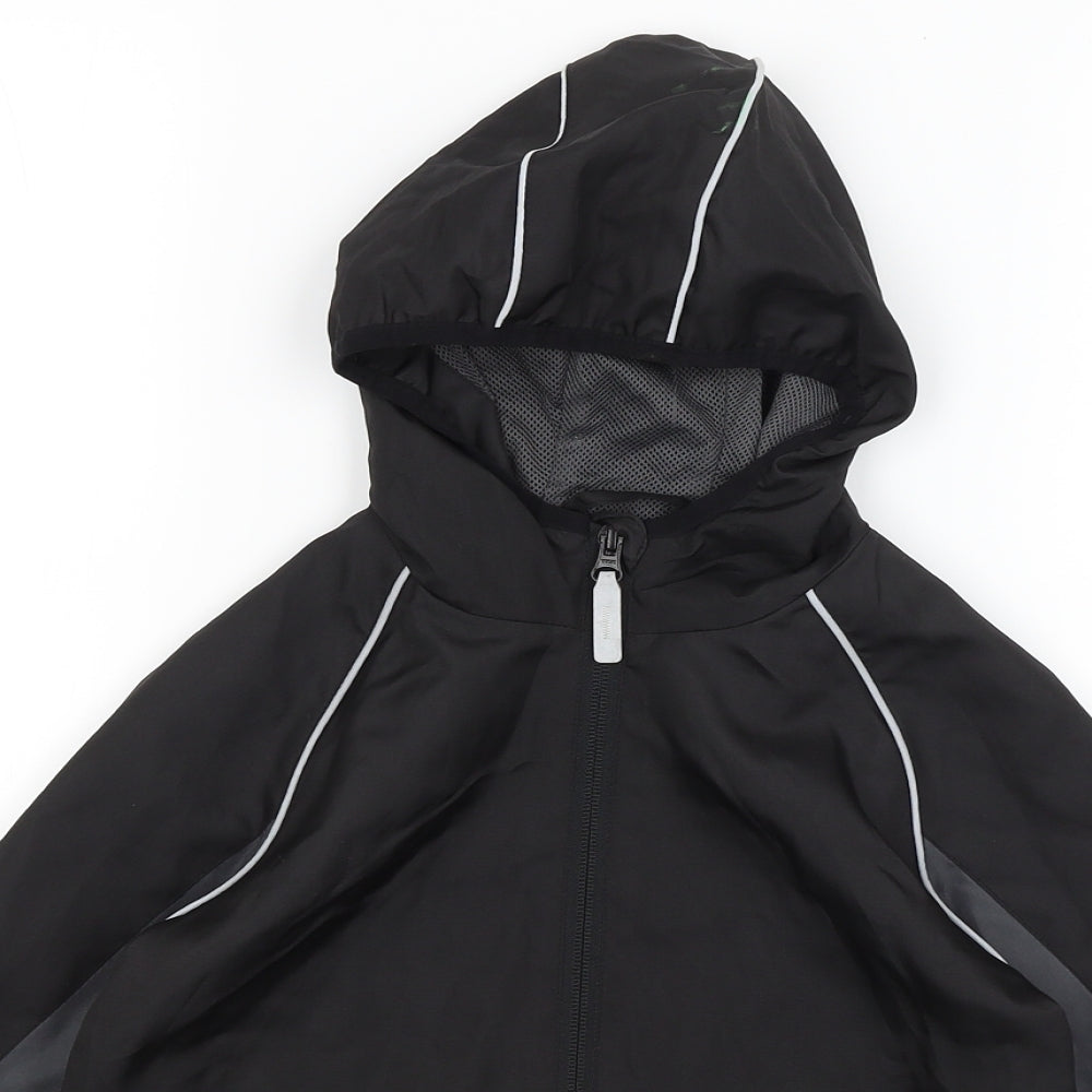 George Boys Black   Rain Coat Coat Size 5-6 Years