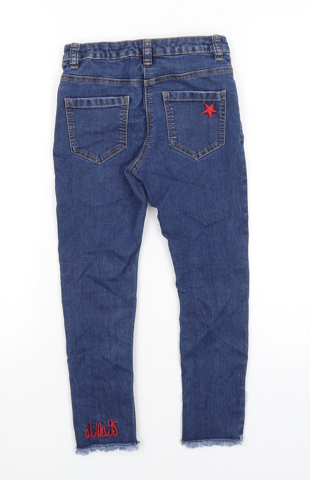 George Girls Blue   Skinny Jeans Size 6-7 Years