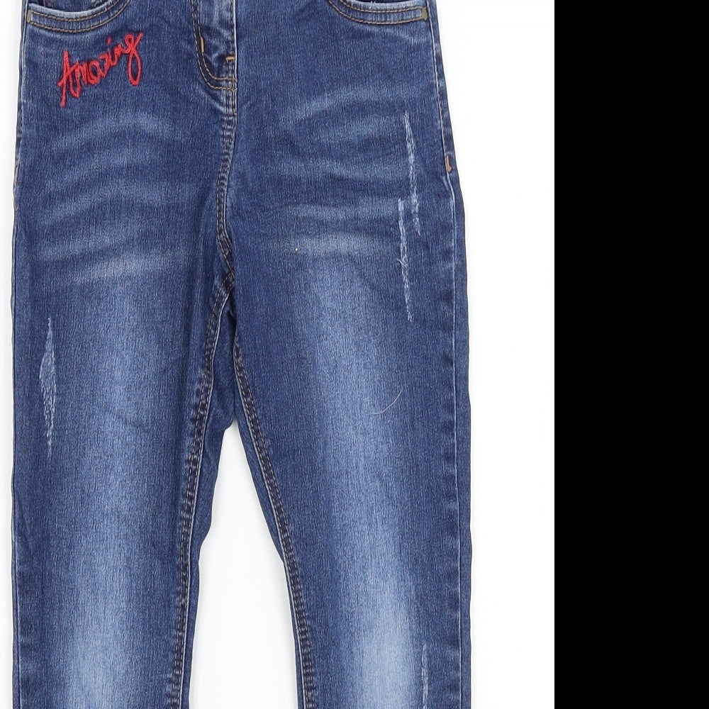 George Girls Blue   Skinny Jeans Size 6-7 Years