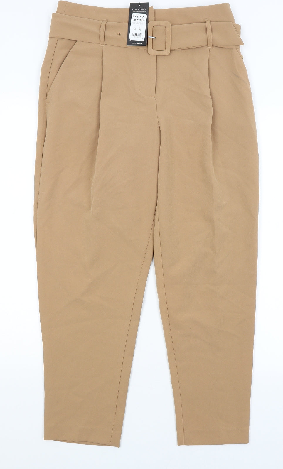 New Look Womens Brown   Trousers  Size 10 L26 in