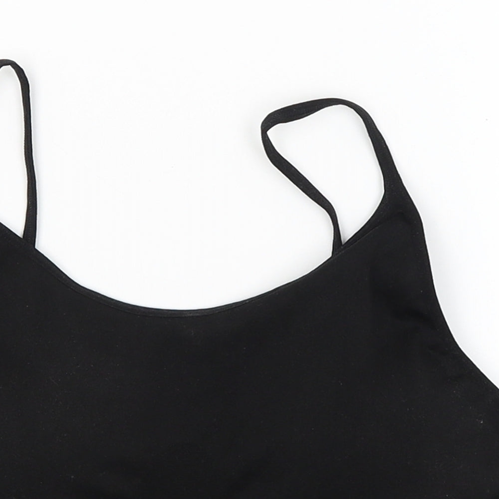 Primark Womens Black   Cropped Tank Size 20