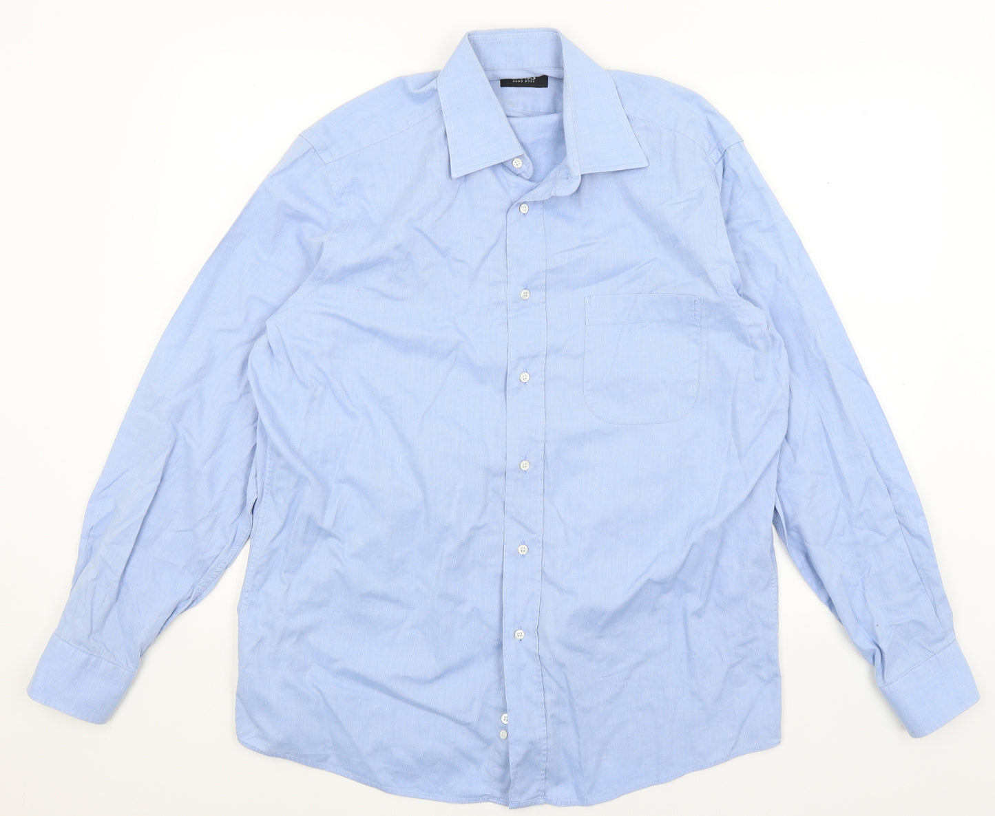 HUGO BOSS Mens Blue    Dress Shirt Size 16