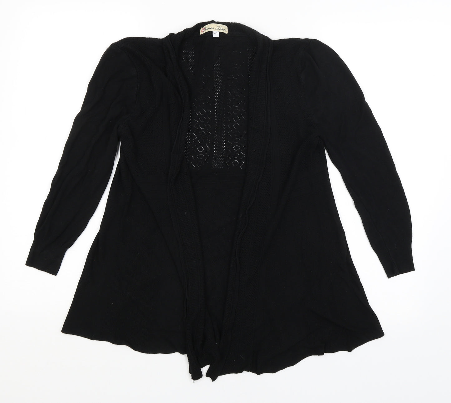 Cameo Rose Womens Black   Wrap Jumper Size M