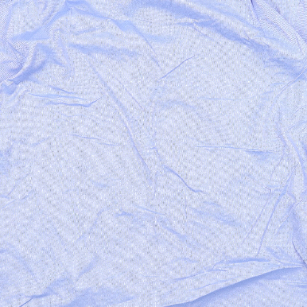 Charles Tyrwhitt Mens Blue    Dress Shirt Size 17.5