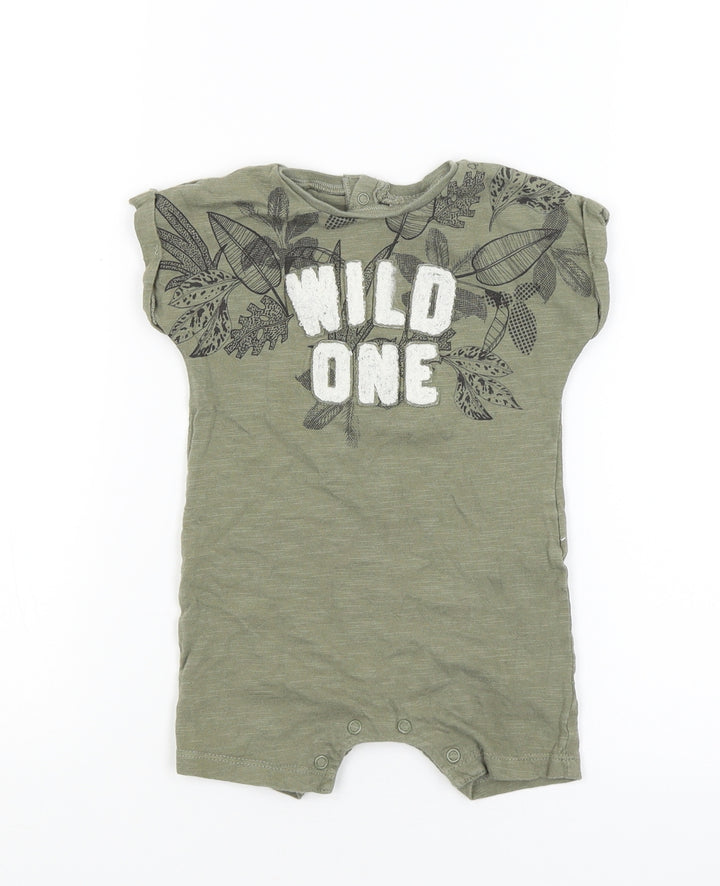 NEXT Baby Green Babygrow One-Piece Size 3-6 Months