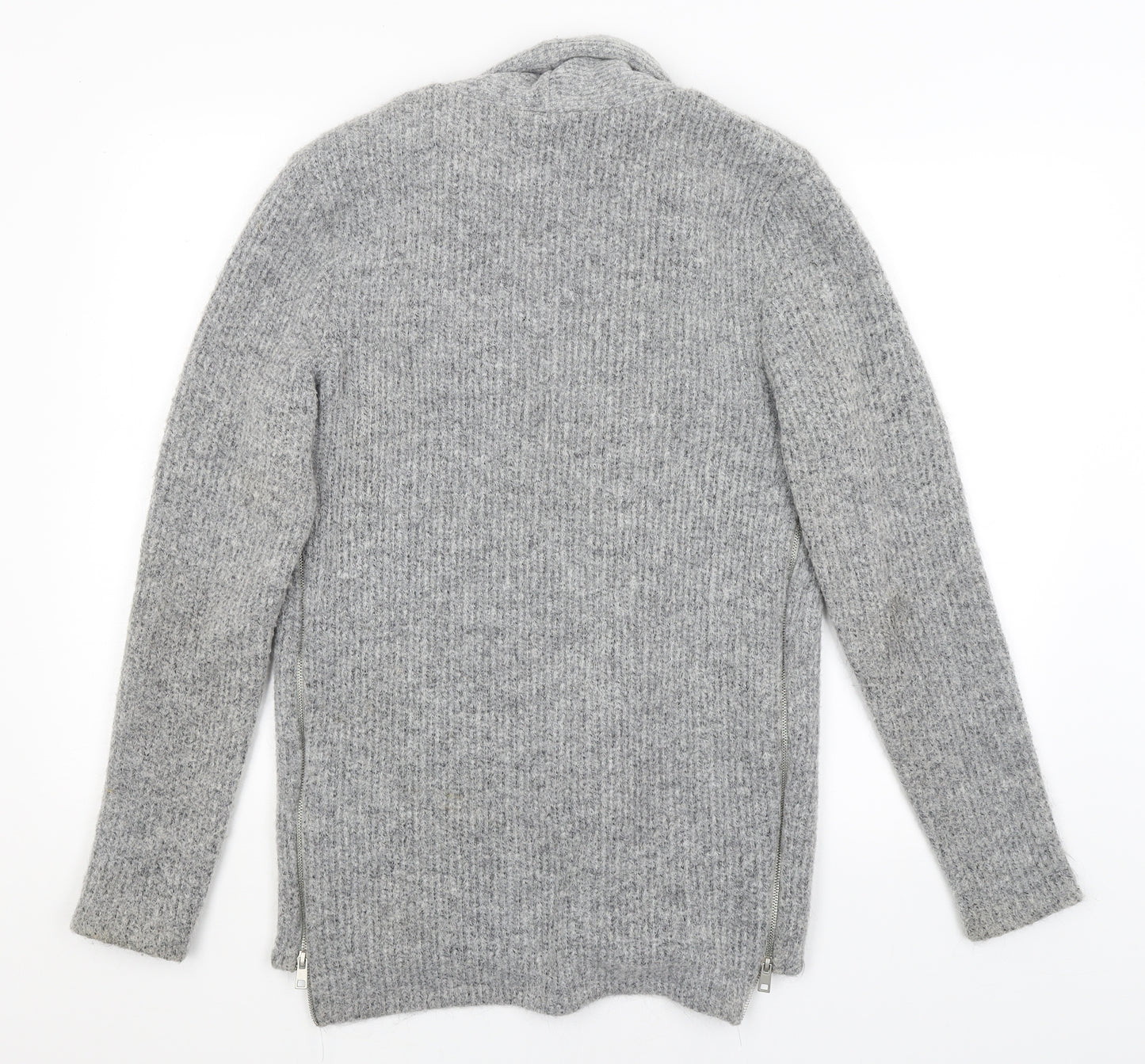 River Island Womens Grey   Wrap Jumper Size S